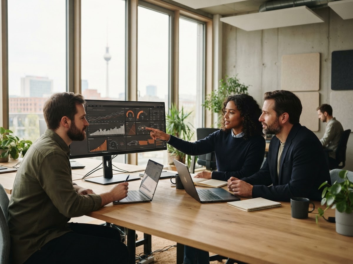 AutoFinder AI Team bei der Entwicklung der Analysemodelle